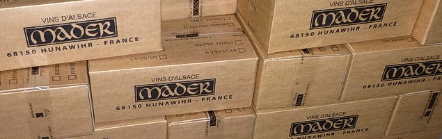 Cartons de vin · Domaine Mader · Hunawihr