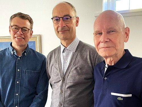 Lars Lau, Michel Moulène og Ole Lau Lars Lau, Michel Moulène og Ole Lau