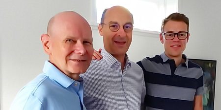 Ole Lau, Michel Moulène og Lars Lau Ole Lau, Michel Moulène og Lars Lau