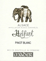 MADER PINOT BLANC lieu-dit Helfant · Alsace